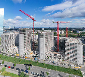 An innovative construction project: the Hafenpark Quartier in Frankfurt